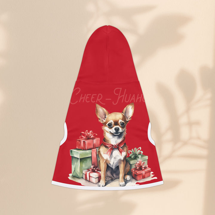 Cheerful Chihuahua Hoodie for Small Dogs, Holiday Wear for Pets