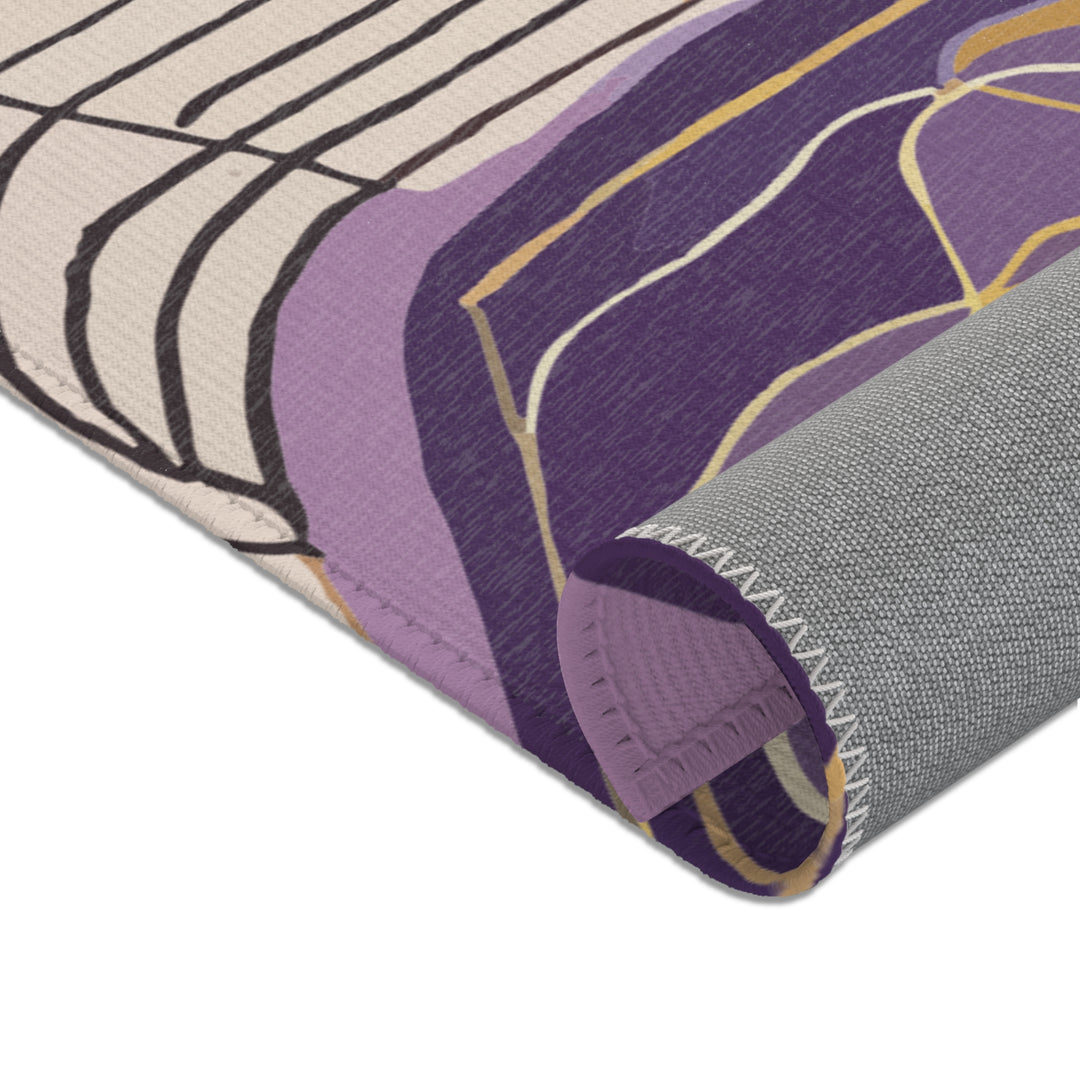 Purple Ocean Area Rug