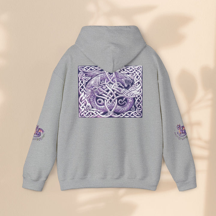 Celtic Dragon Hoodie, Gift for Fantasy Lovers
