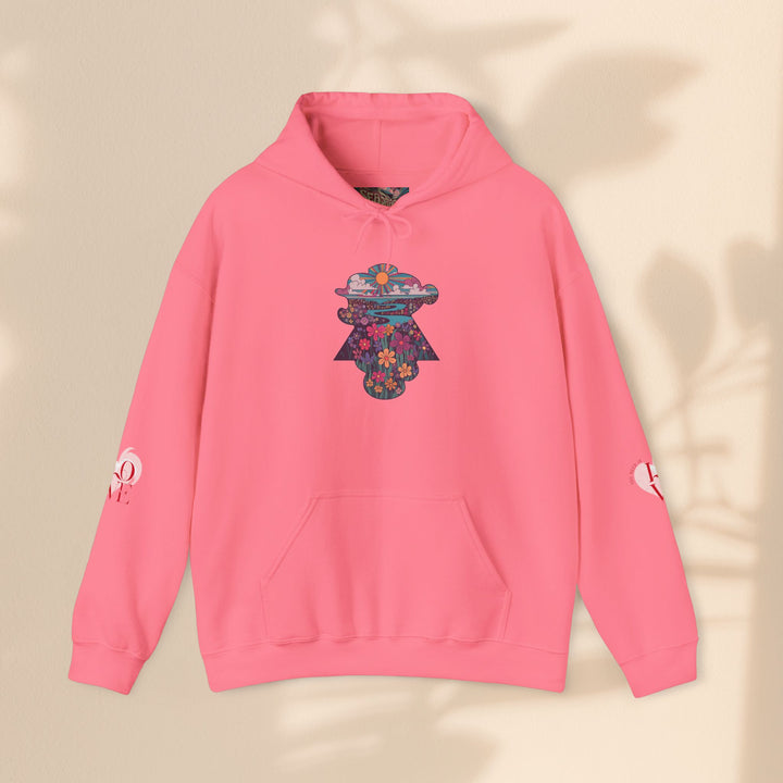 Artistic Floral Love Hoodie for Creative Souls