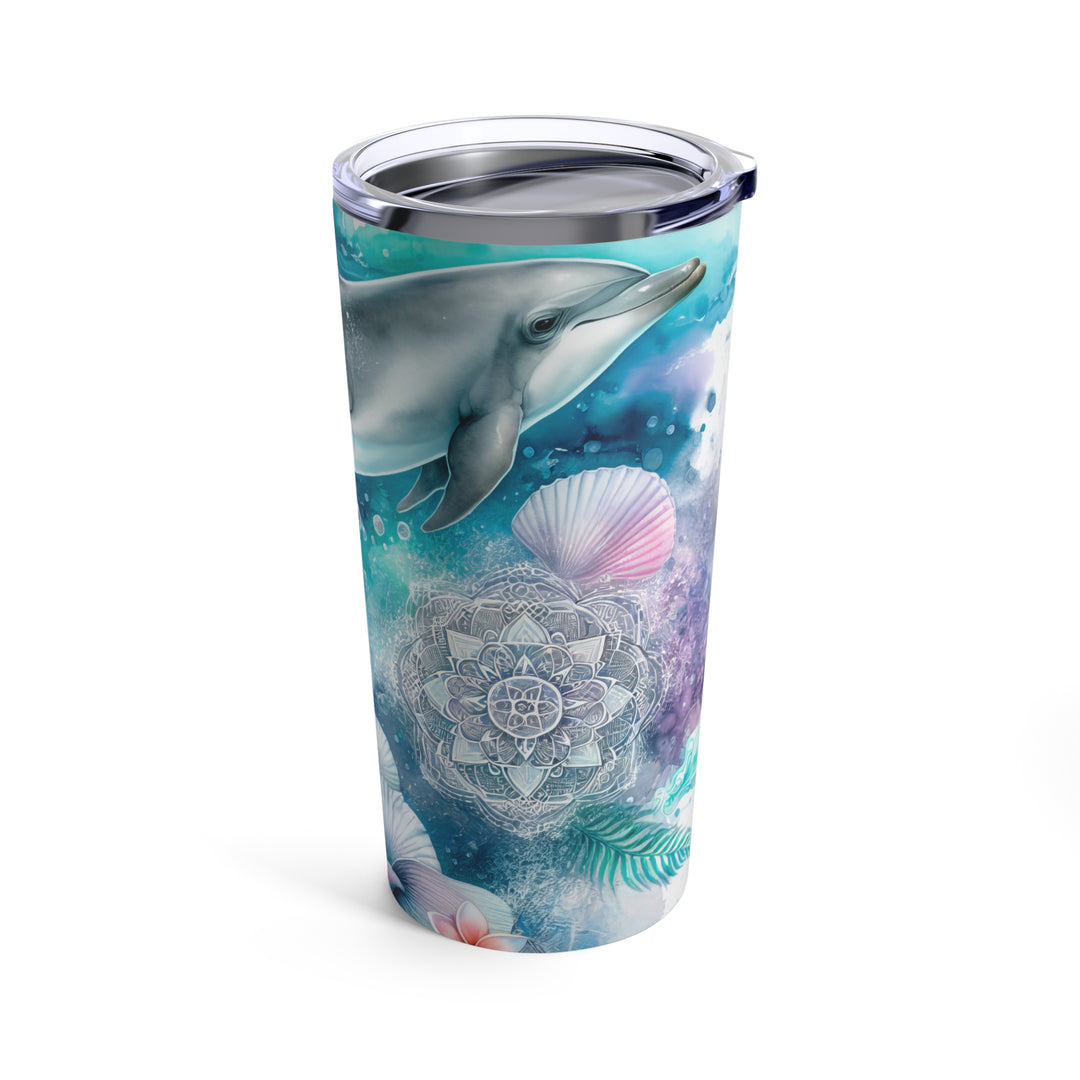 Tumbler 20oz - Dolphin Mermaid