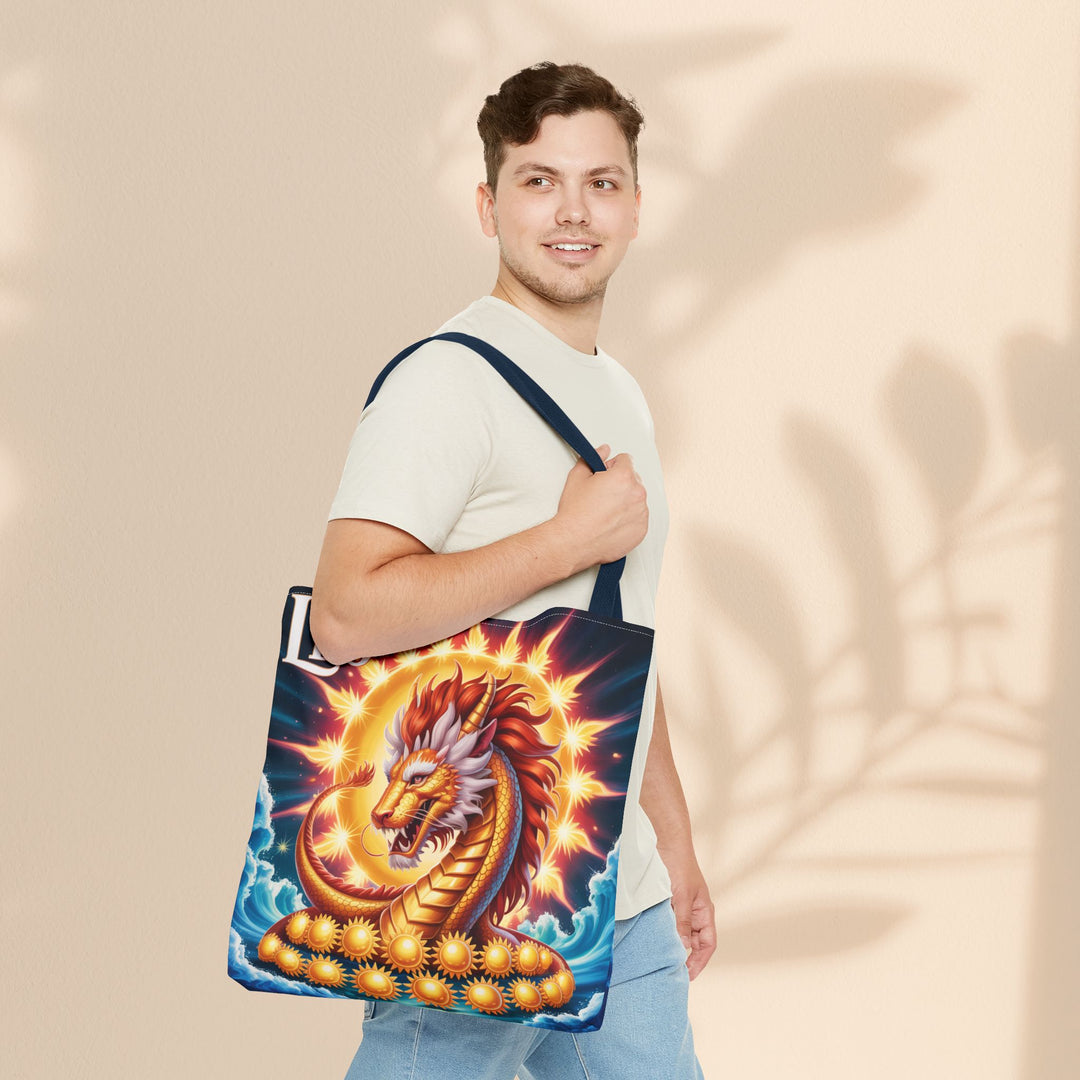 Leo Zodiac Tote Bag, Astrology Bag, Horoscope Tote, Birthday Gift, Festival Bag, Celestial Art Bag