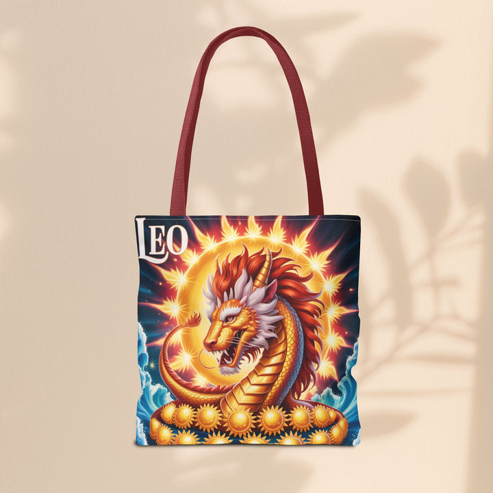 Leo Zodiac Tote Bag, Astrology Bag, Horoscope Tote, Birthday Gift, Festival Bag, Celestial Art Bag