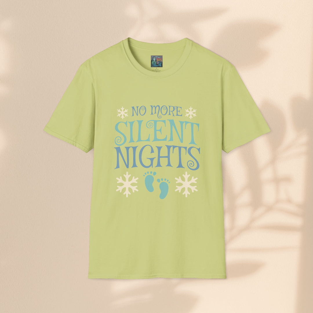 Softstyle T-Shirt - No more Silent Nights Pregnancy T-Shirt