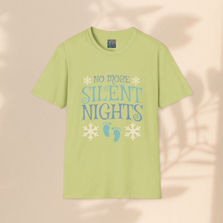 Softstyle T-Shirt - No more Silent Nights Pregnancy T-Shirt