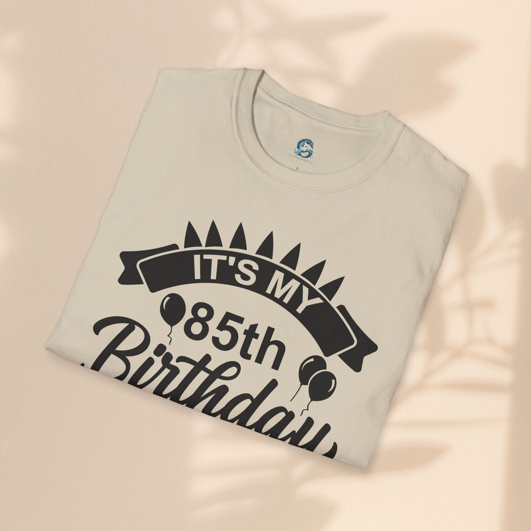 85th Birthday Celebration T-Shirt, Unisex Softstyle Tee for 85th Birthday, Milestone Birthday Gift, Birthday Party Outfit, Cute [...]