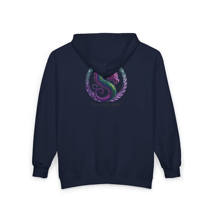 Dragon's Heart - nisex Heavy Blend™ Full Zip Hooded Sweatshirt