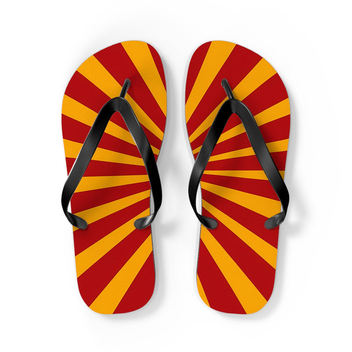 Flip Flops - Red Yellow