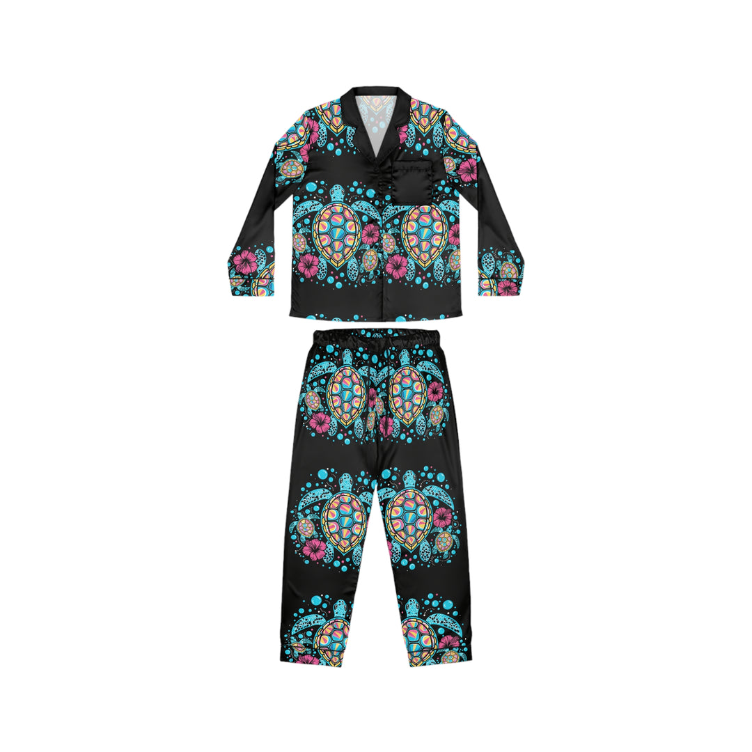Sea Turtle Dreams Women's Satin Pajamas