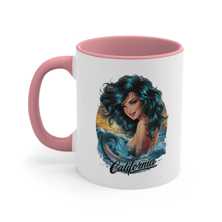 11oz Accent Mug - California Mermaid