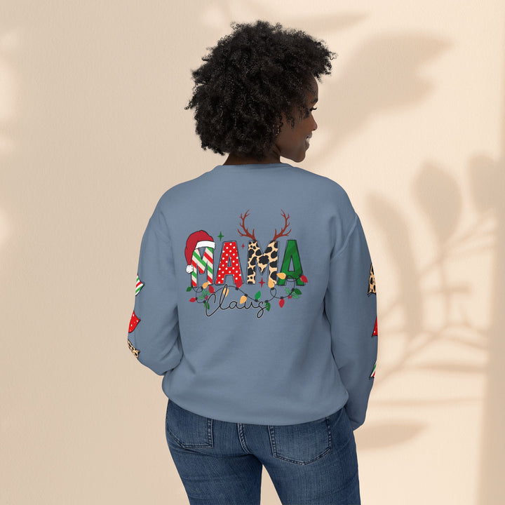 Mama Claus - Women's Lightweight Crewneck Sweatshirt