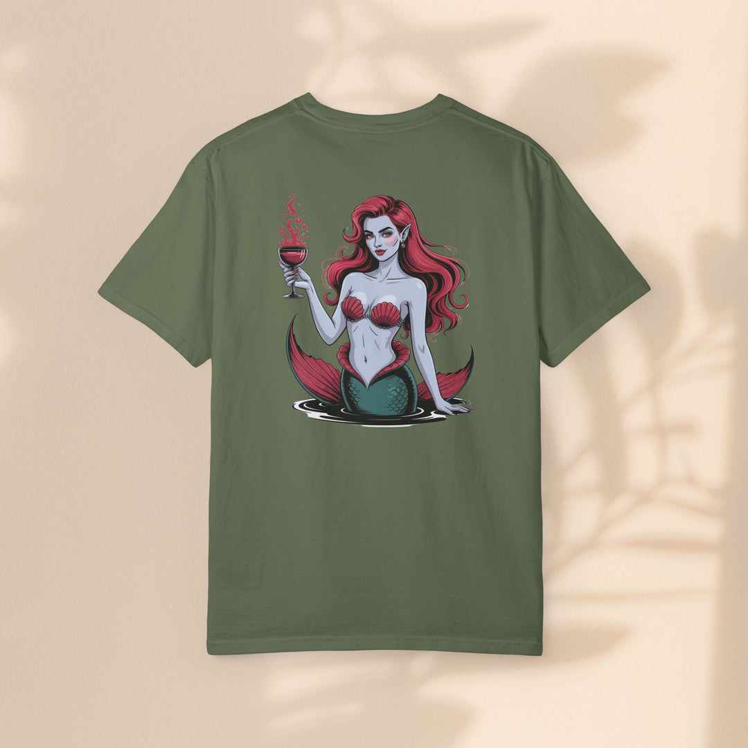 Mermaid-Themed Unisex T-Shirt – Fun Summer Apparel, Beach Lover Gift, Vintage Style Tee