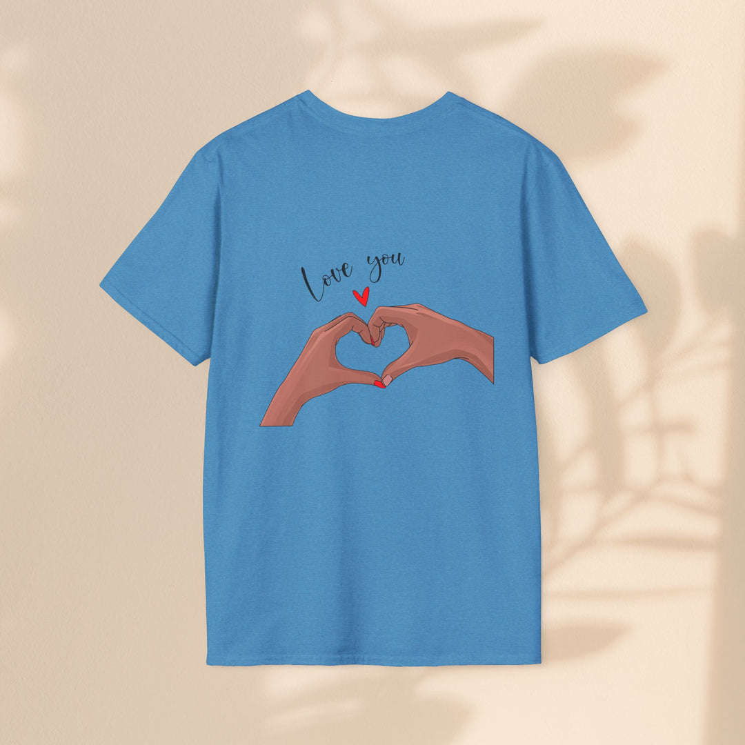 Unisex Softstyle T-Shirt - Love You Heart