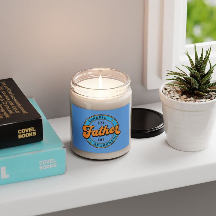 Best Father Ever Scented Soy Candle - Perfect Gift for Dad