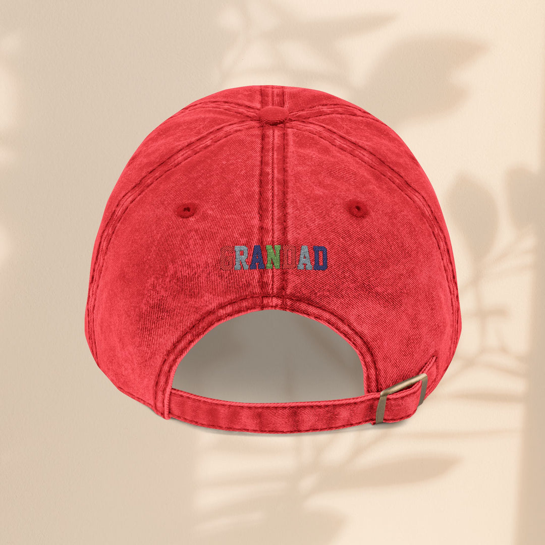 Vintage Embroidered Cap for Grandad - The Man, The Myth, The Legend