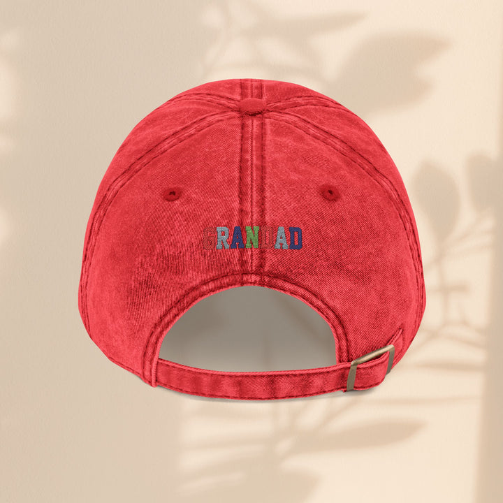 Vintage Embroidered Cap for Grandad - The Man, The Myth, The Legend