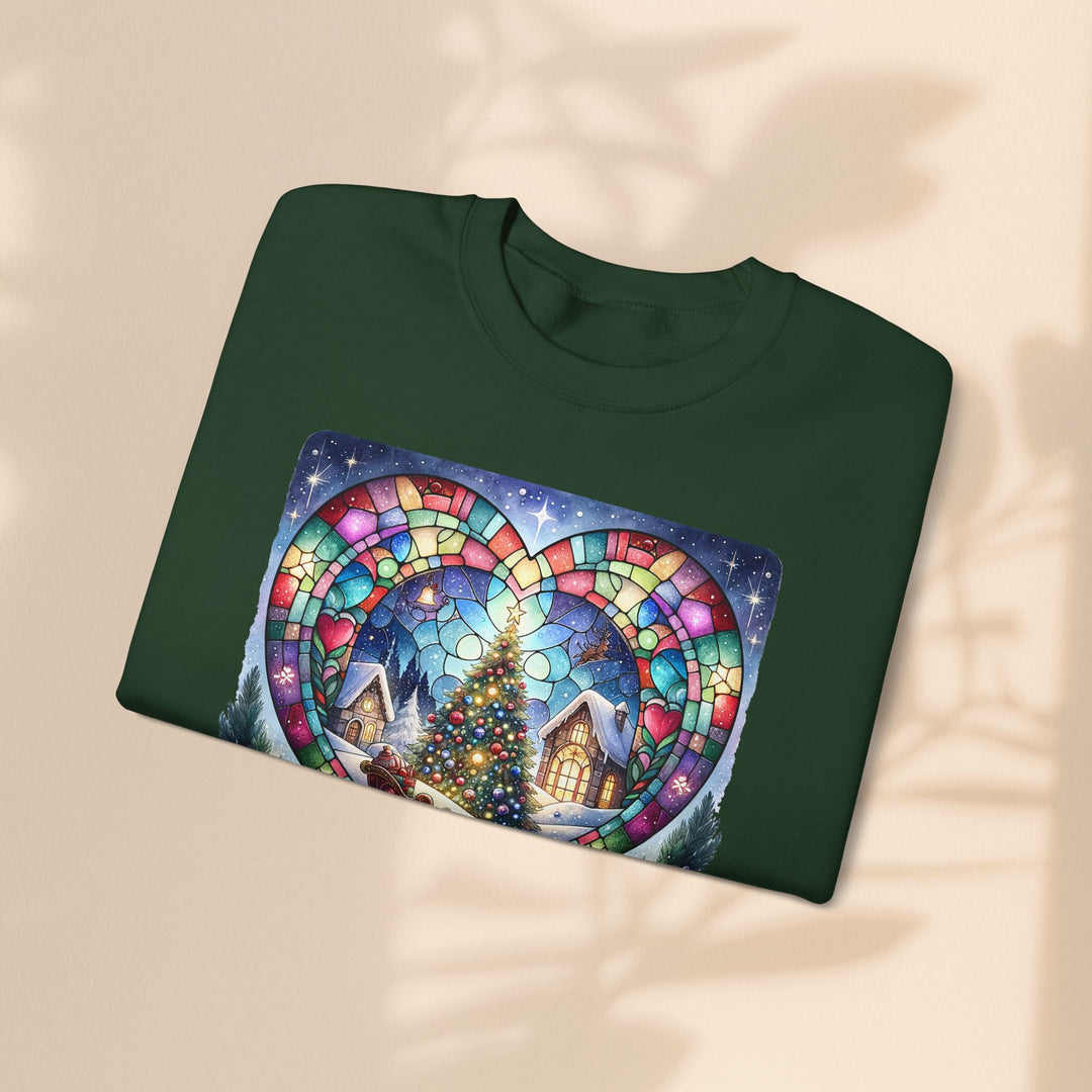 Christmas Tree Heart Sweatshirt