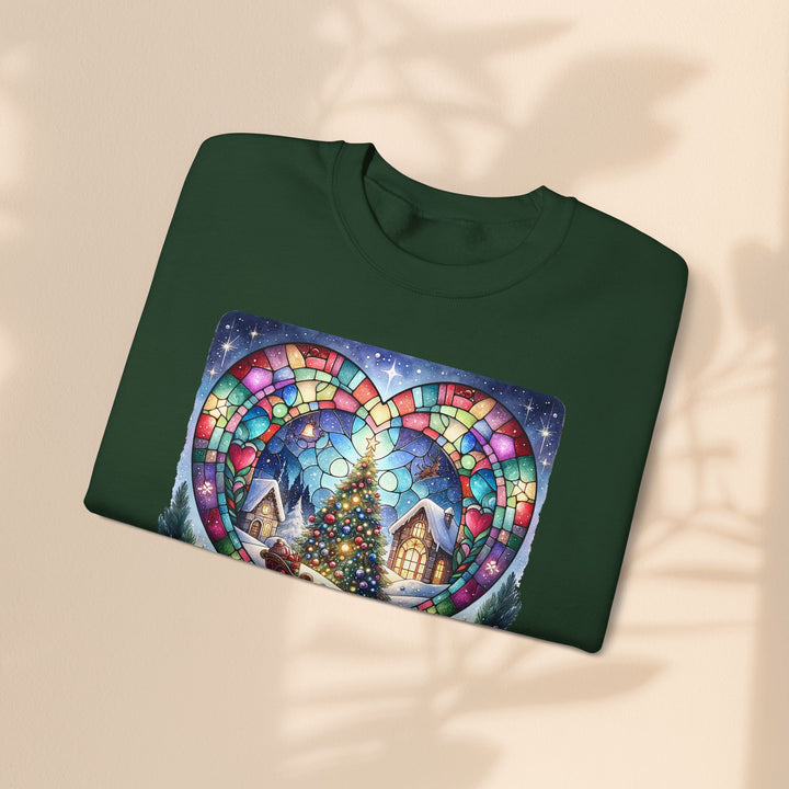 Christmas Tree Heart Sweatshirt