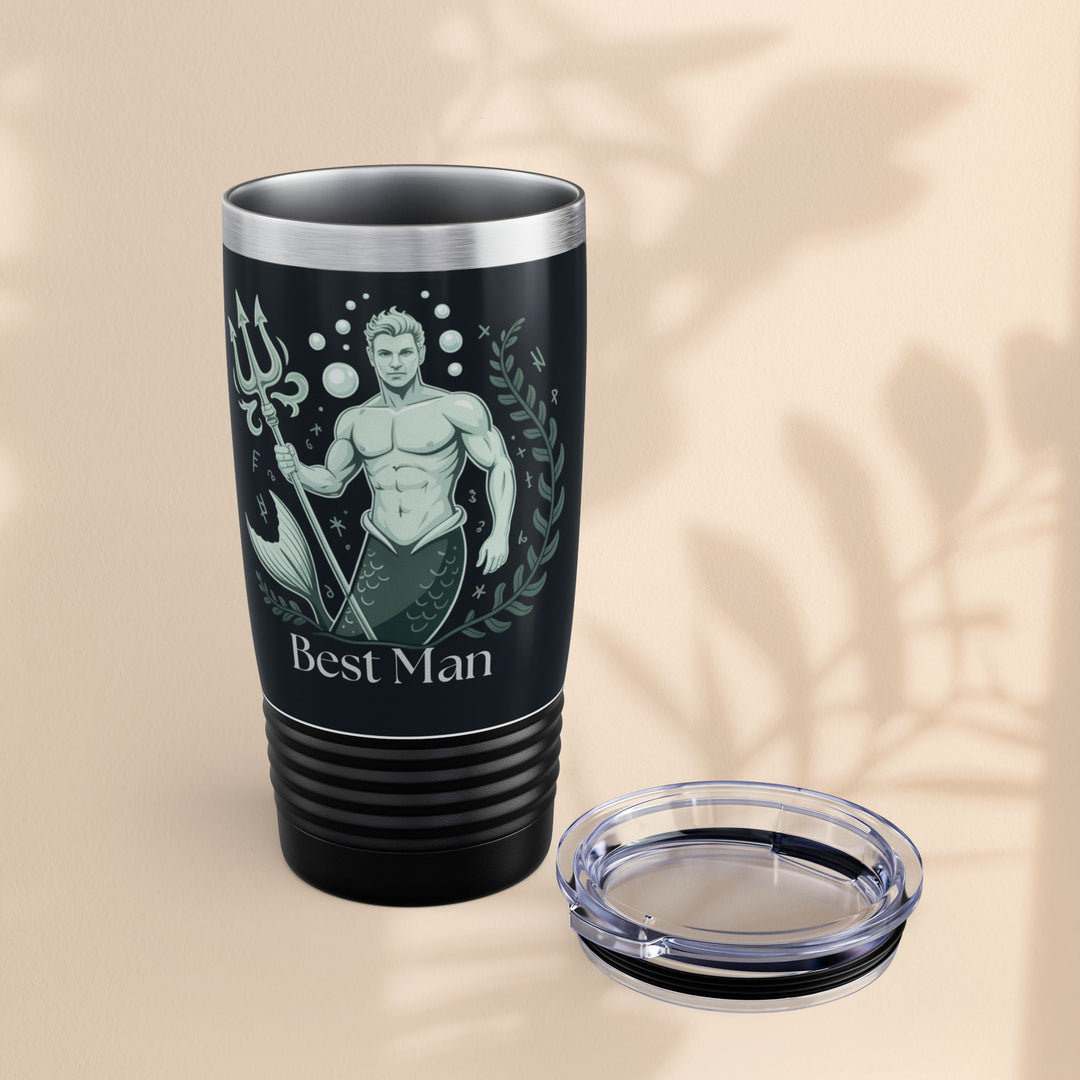 Best Man Ringneck Tumbler, 20oz | Personalized Gifts for Best Man, Wedding, Bridal Party, Unique Drinkware