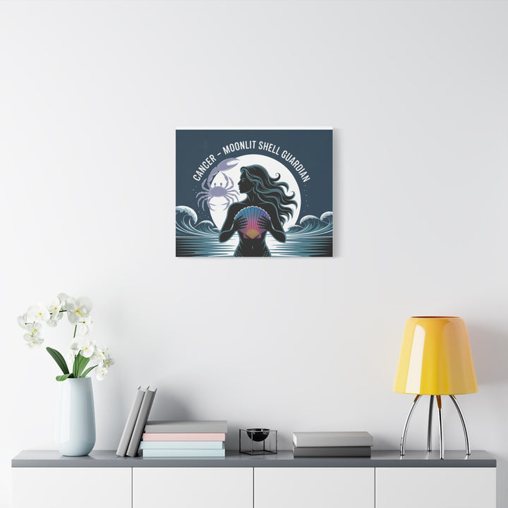 Zodiac Cancer Matte Stretched Canvas Wall Art