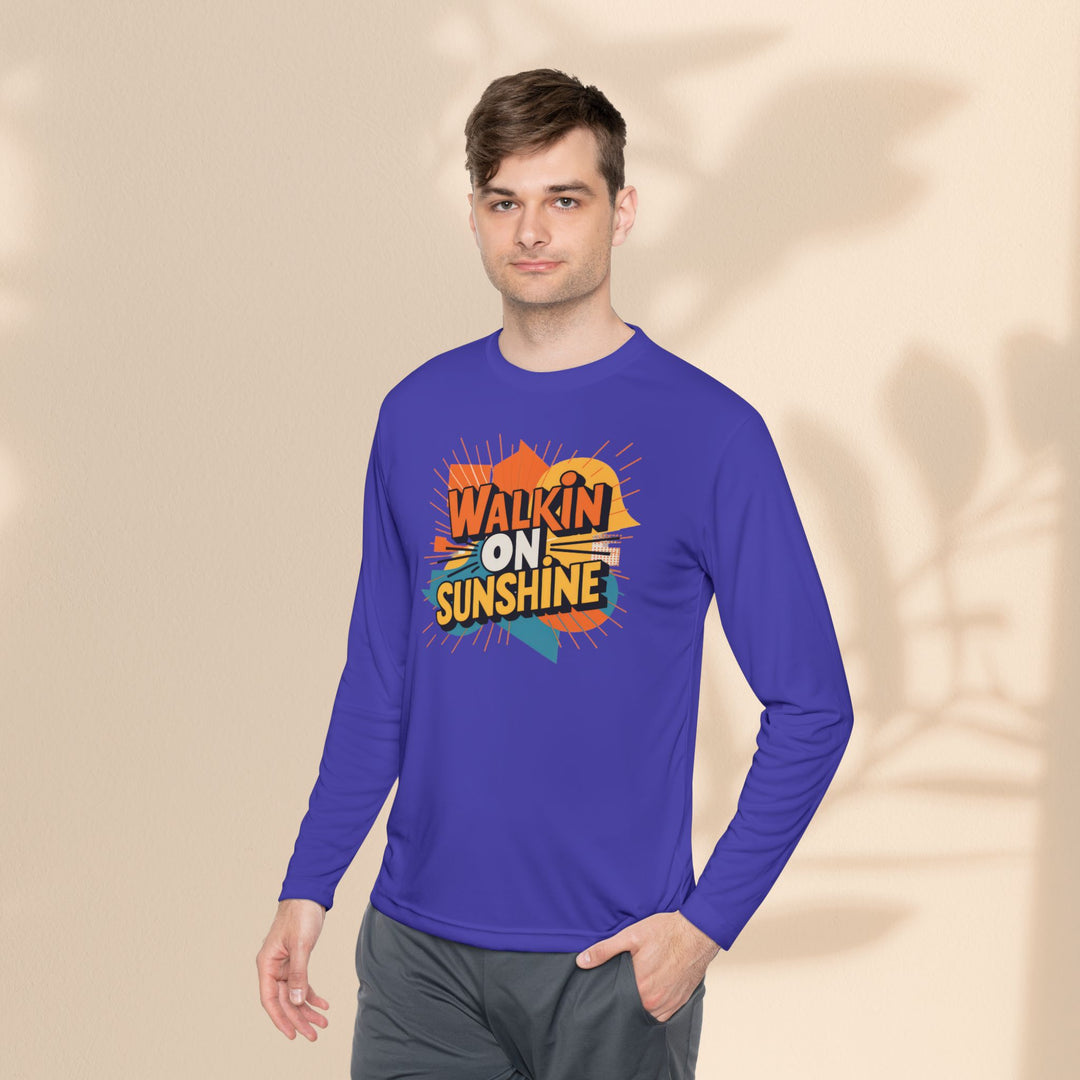 Unisex Lightweight Long Sleeve Tee - Walking On Sunshine