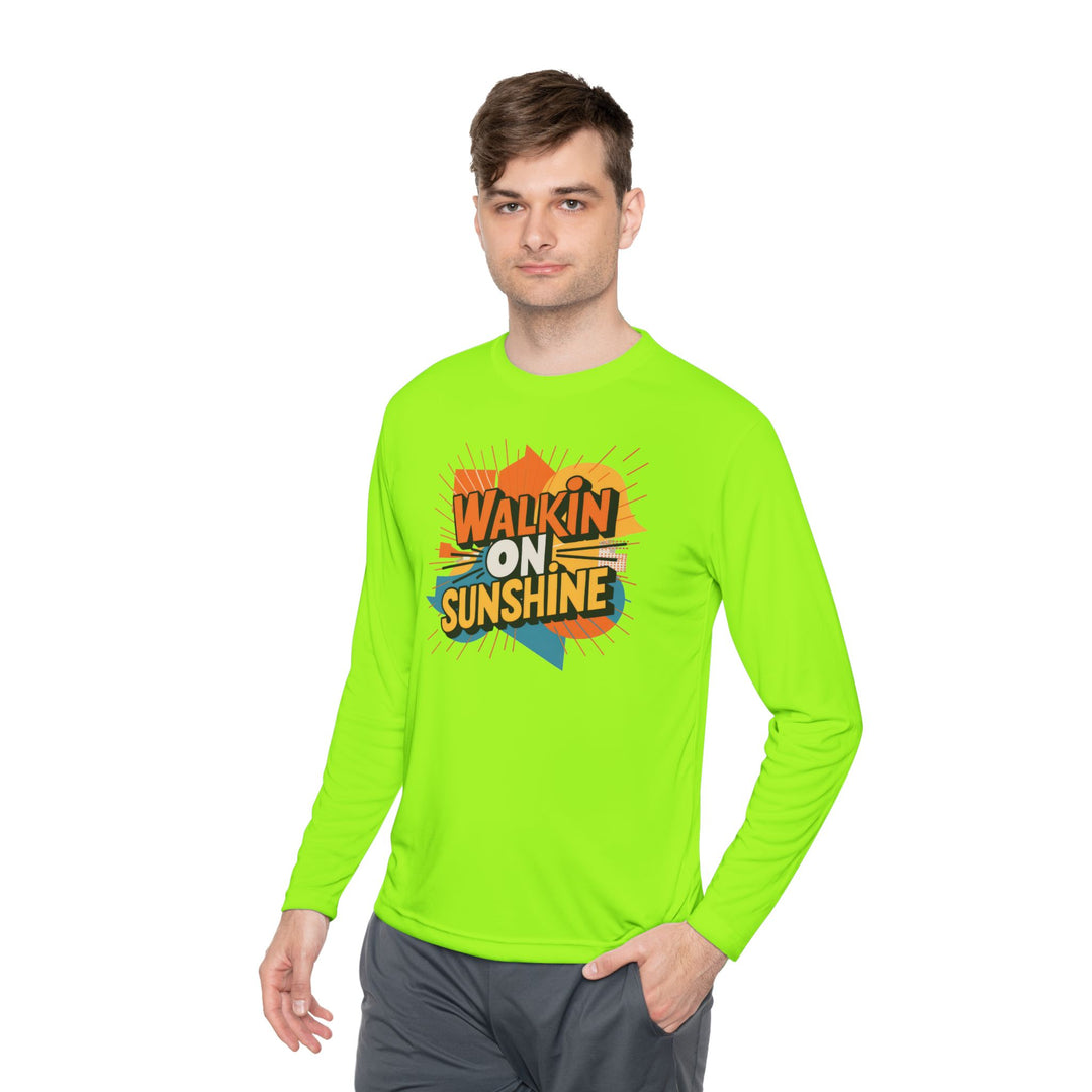 Unisex Lightweight Long Sleeve Tee - Walking On Sunshine