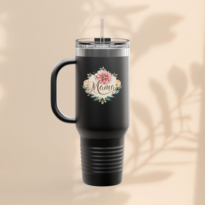 Floral Insulated Travel Mug for Moms - 40oz