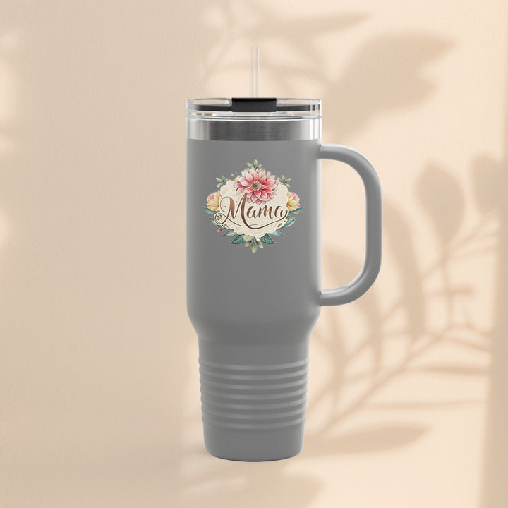 Floral Insulated Travel Mug for Moms - 40oz