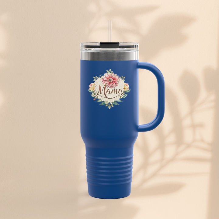 Floral Insulated Travel Mug for Moms - 40oz
