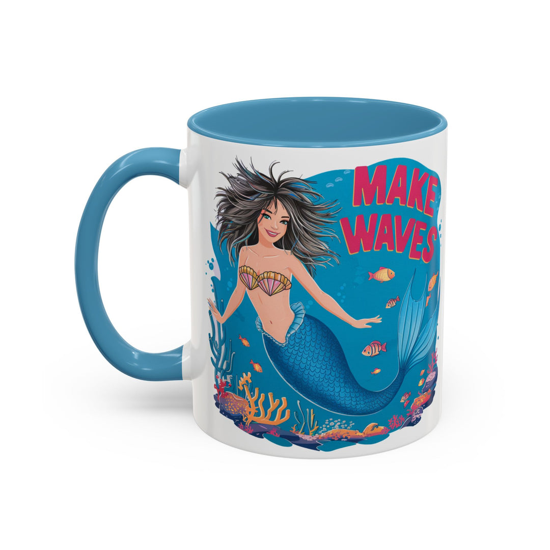 Accent Coffee Mug (11, 15oz) - Make Waves