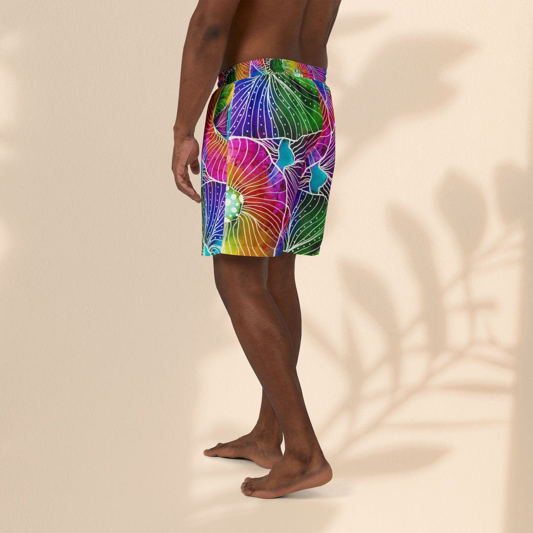 Colorful Vibrant Unisex Swim Shorts - Perfect for Summer Beach Days & Pool Parties