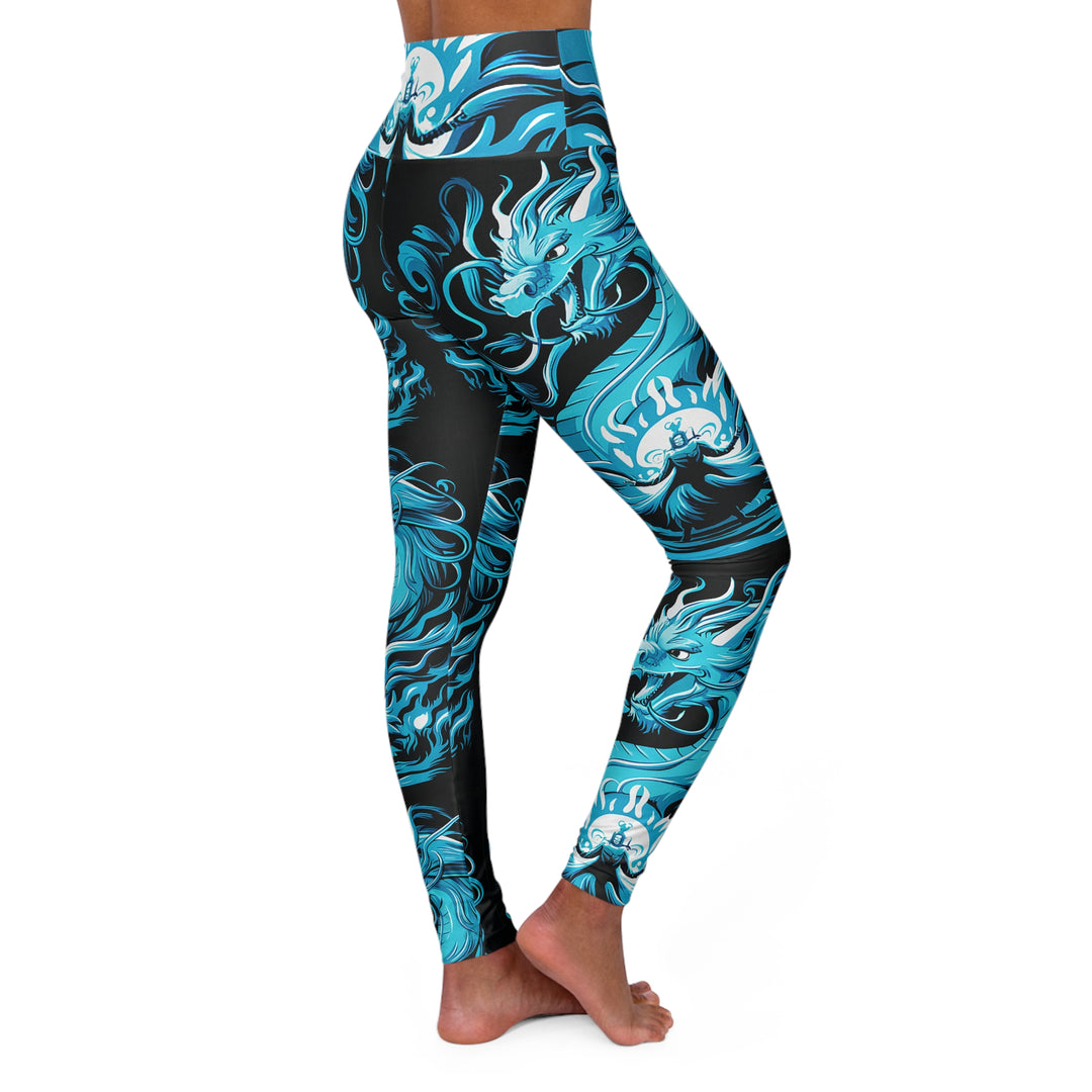 High Waisted Yoga Leggings - Majestic Reign