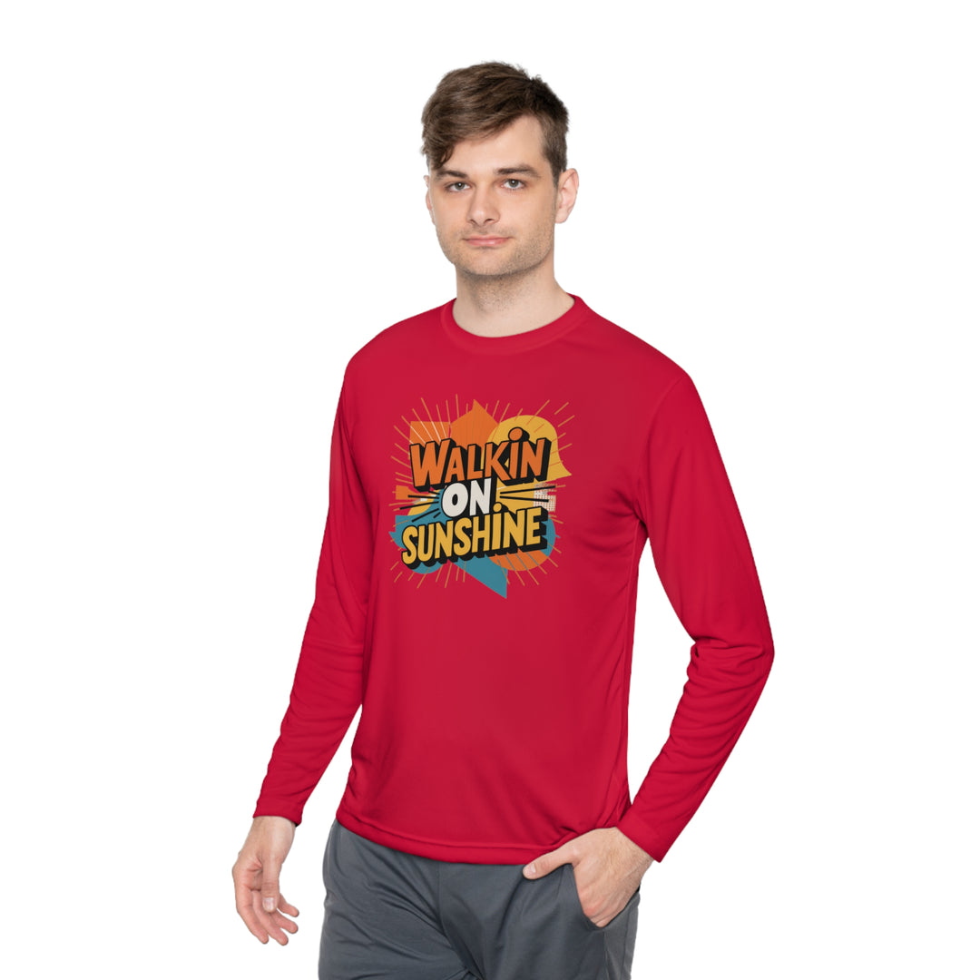 Unisex Lightweight Long Sleeve Tee - Walking On Sunshine