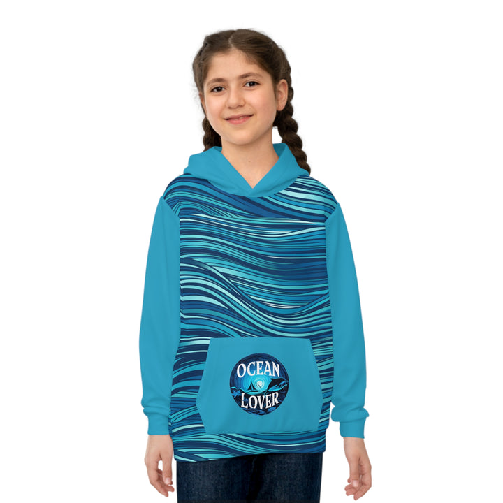 Children's Hoodie (AOP) - Ocean Lover