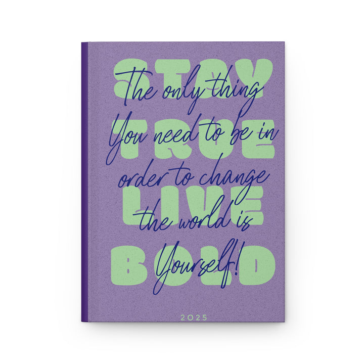 Hardcover Journal - Change Yourself Change The World