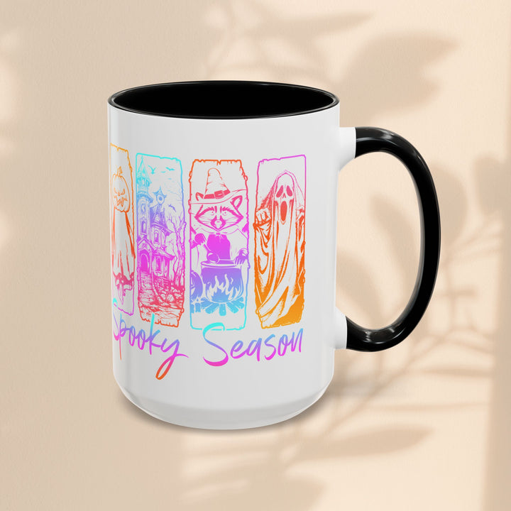 Spooky Season Accent Coffee Mug – Halloween Ceramic Cup (11oz, 15oz)