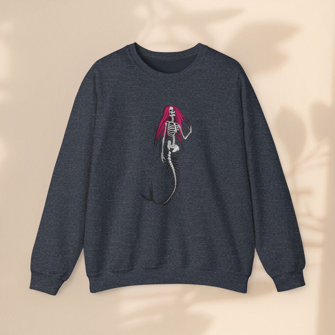 Unisex Heavy Blend™ Crewneck Sweatshirt - Halloween Mermaid Bones