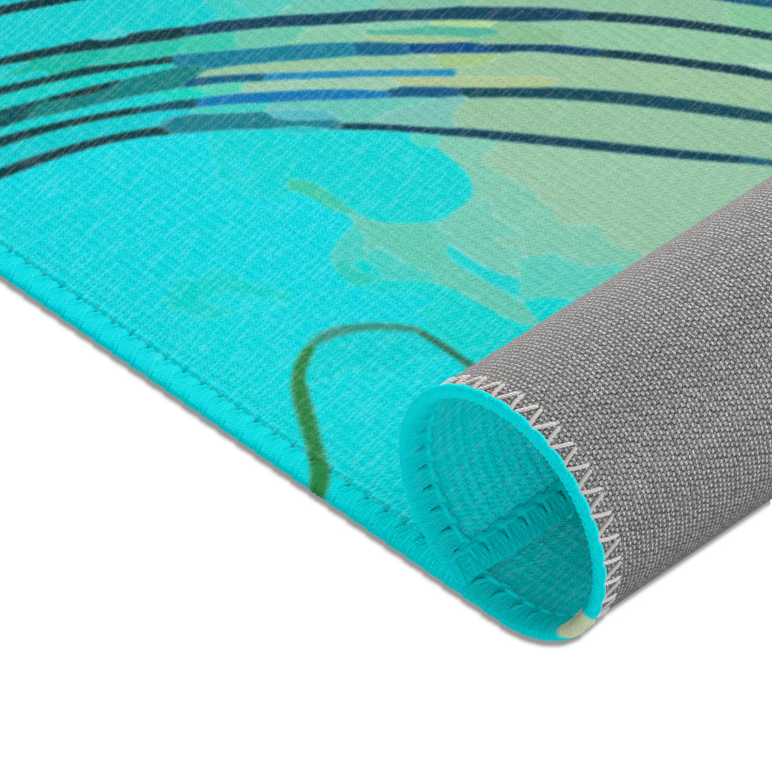 Vibrant Wave Rug for Stylish Serenity