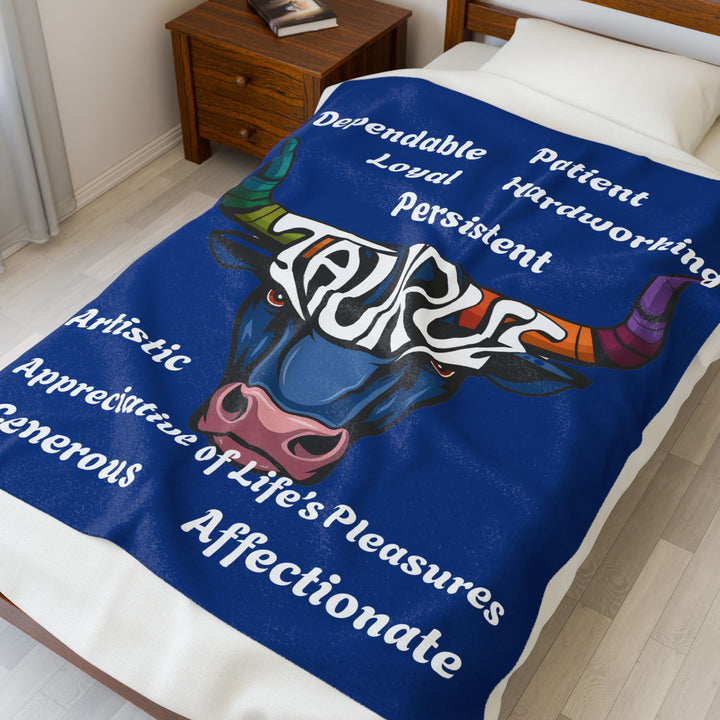 Velveteen Plush Blanket - Taurus