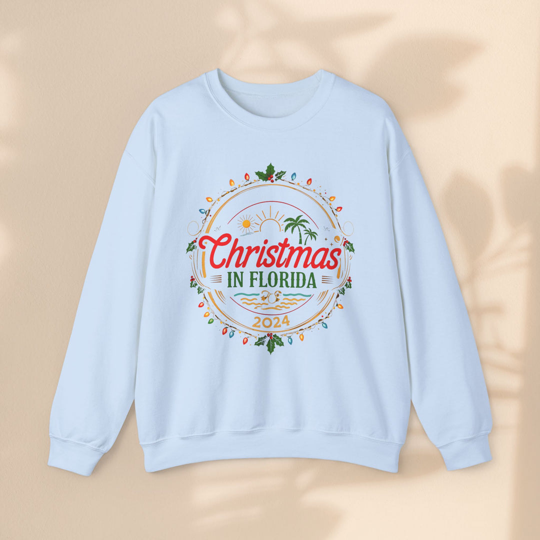 Unisex Heavy Blend™ Crewneck Sweatshirt - Christmas in Florida