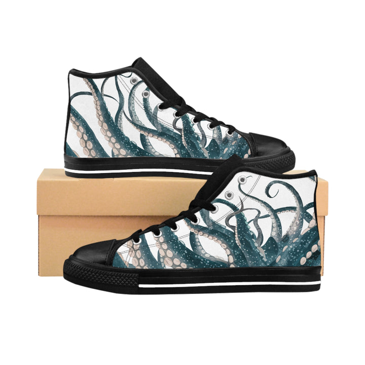 Men's Classic Sneakers - Downward Octopus