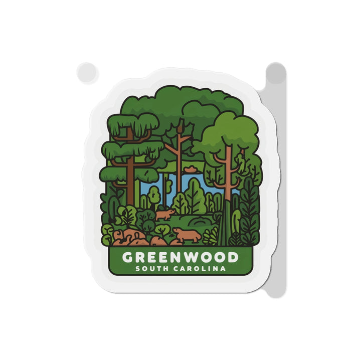 Die-Cut Magnets - Greenwood South Carolina