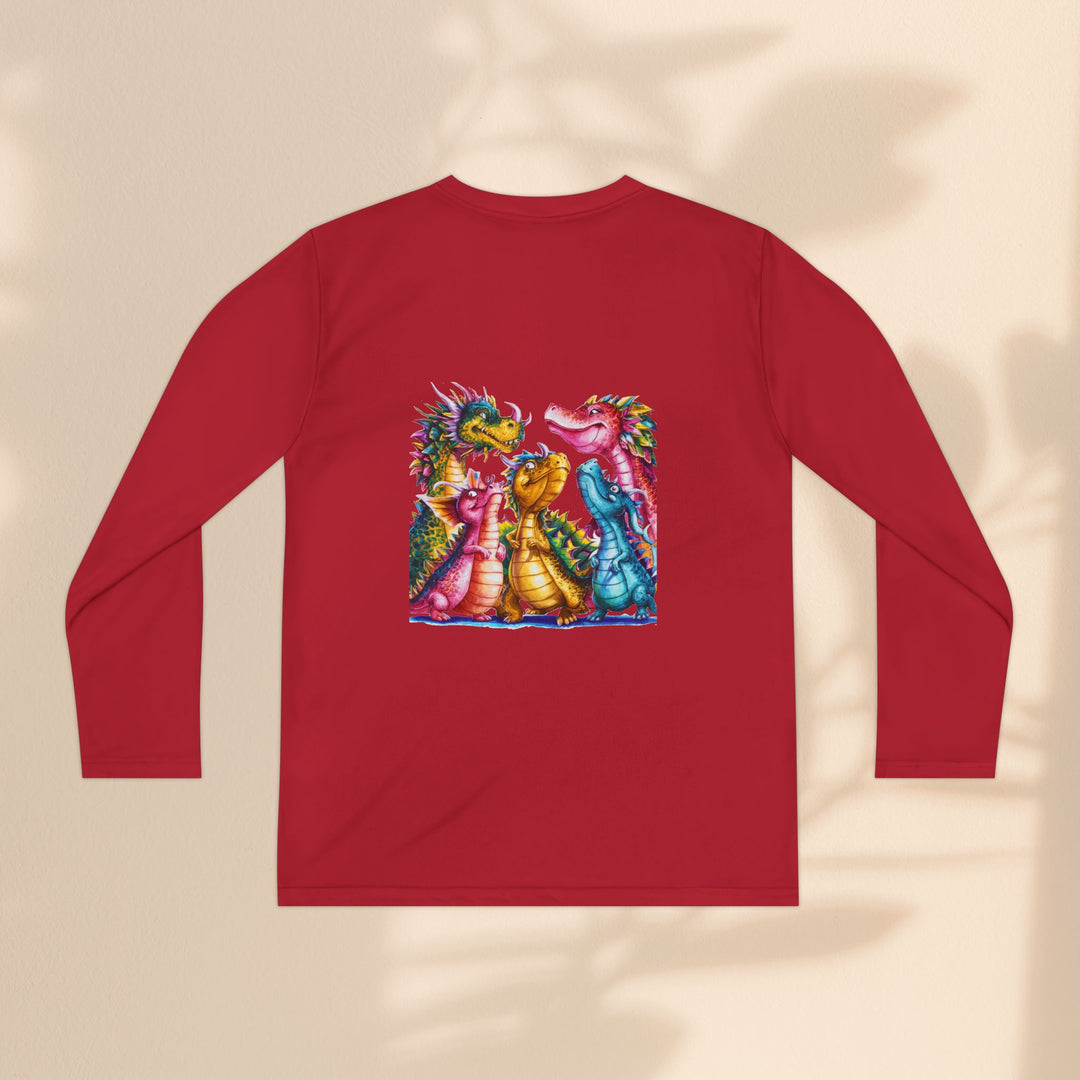 Youth Long Sleeve Competitor Tee - Dragon Joy