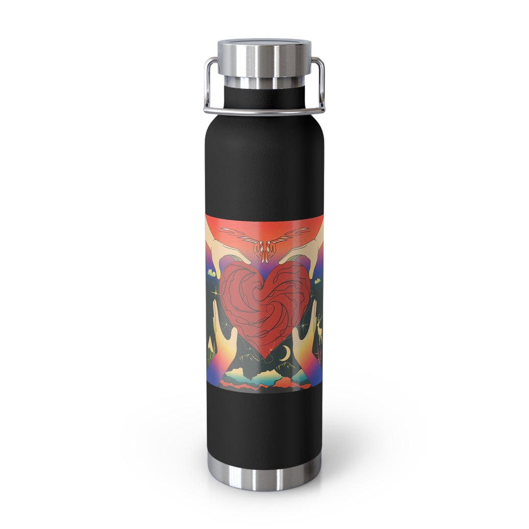 Copper Vacuum Insulated Bottle, 22oz - Give You My Heart