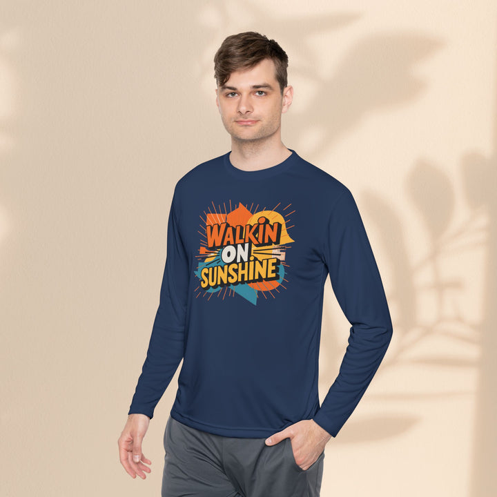 Unisex Lightweight Long Sleeve Tee - Walking On Sunshine