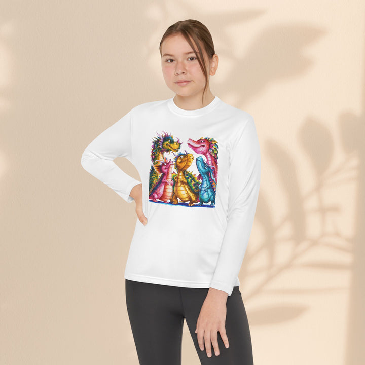 Youth Long Sleeve Competitor Tee - Dragon Joy