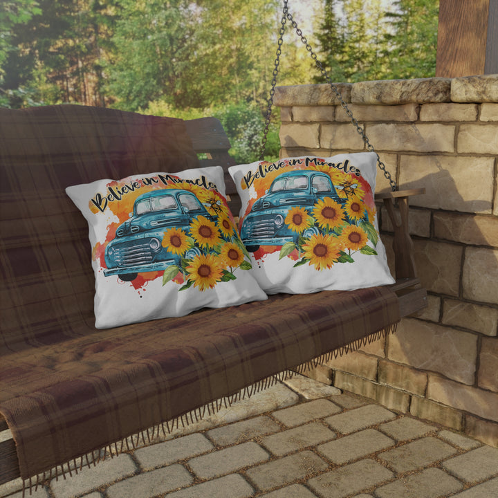 Outdoor Pillows - Believe in Miracles