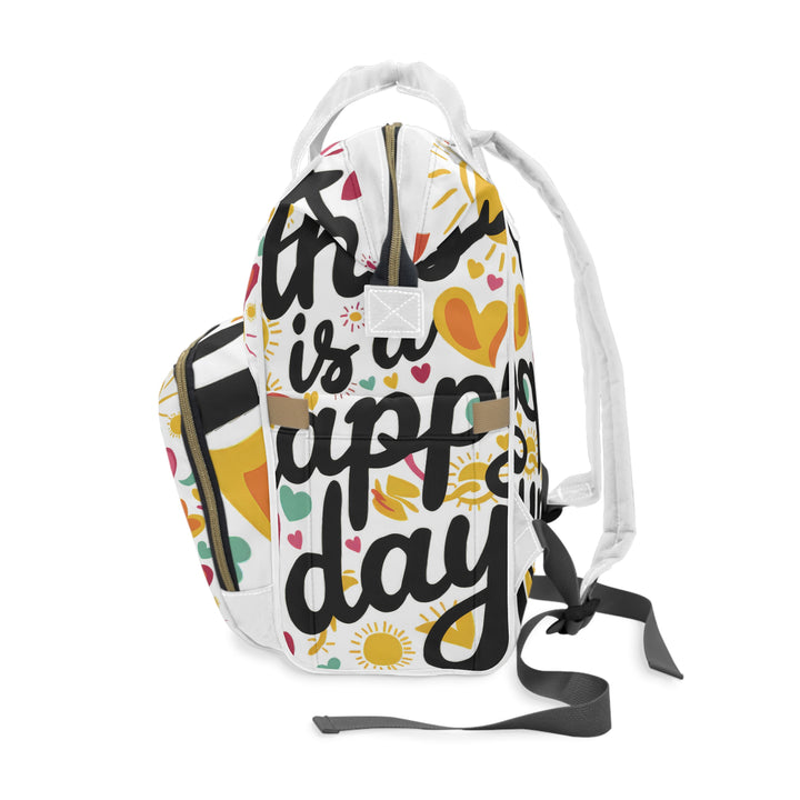 Multifunctional Diaper Backpack - This Is A Happy Day