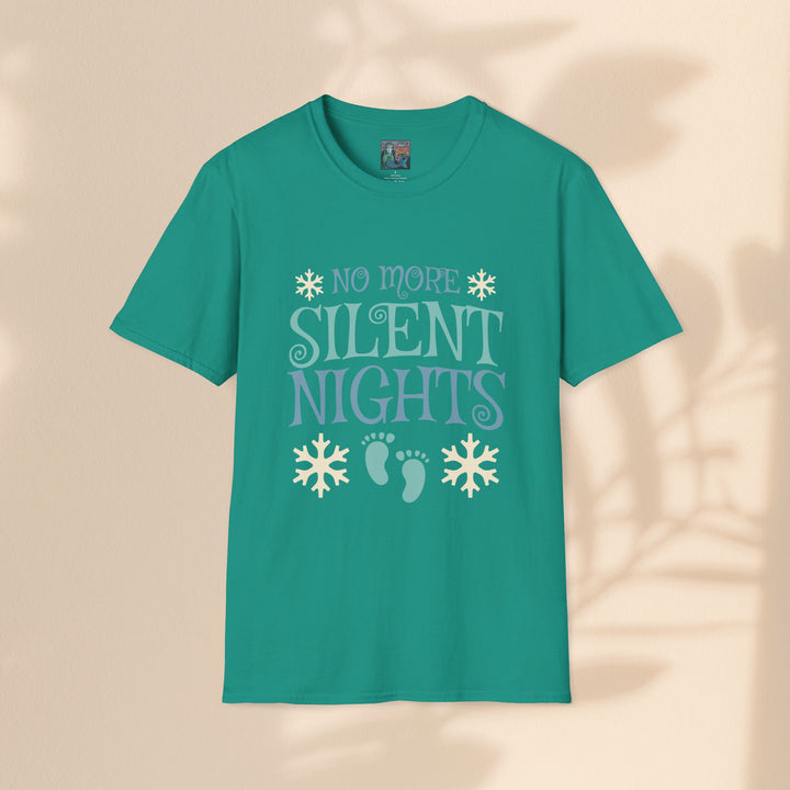 Softstyle T-Shirt - No more Silent Nights Pregnancy T-Shirt