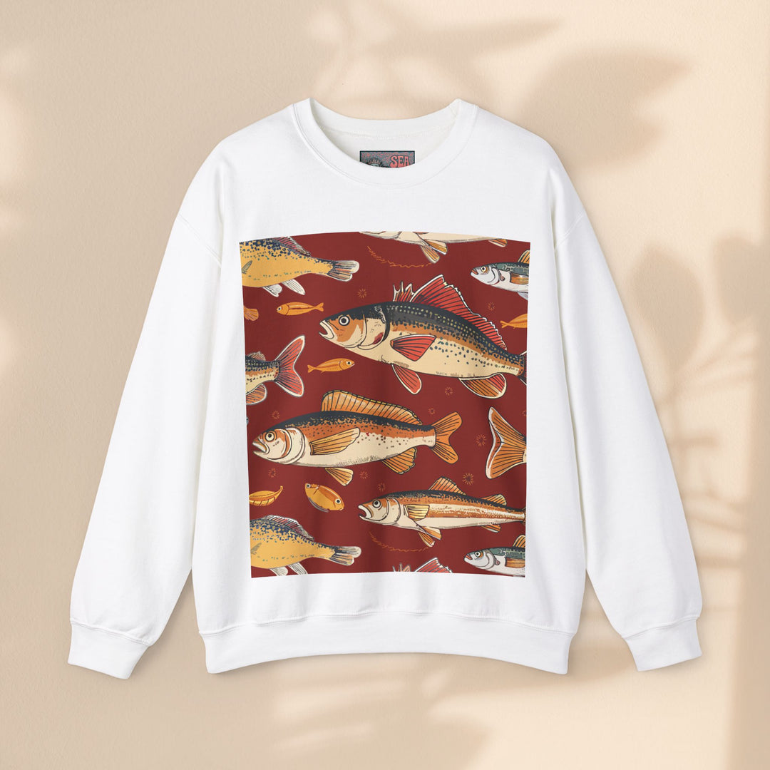 Unisex Heavy Blend™ Crewneck Sweatshirt - Red Fish